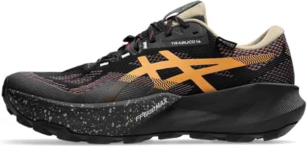 Amazon.com | ASICS Men's Trabuco 14 GTX Running Shoes, 7, Black