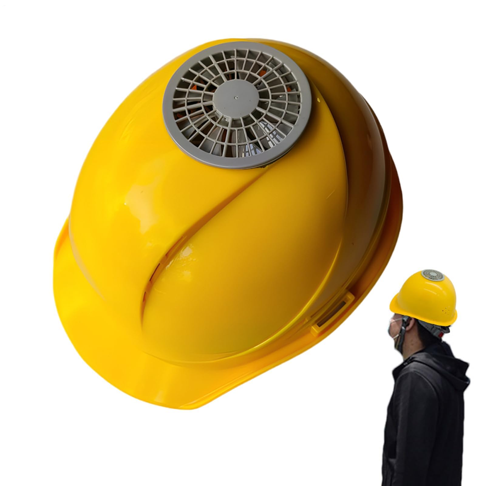 Ventilador de refrigeración para Casco Duro, Casco Duro de construcción con Ventilador, Dispositivos personales Transpirables