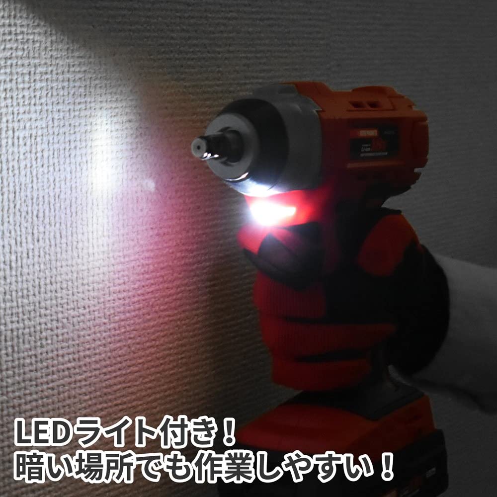 Amazon | アストロプロダクツ DC18V 充電式 3/8DR インパクトレンチ 