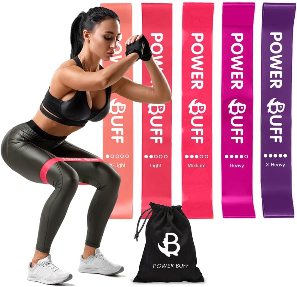 Triumph Global Resistance Bands - Exercise Workout Loop Bands with Pouch, Booty Bands for Men Women - Perfect for Home Workout