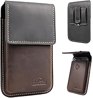 Vista 8 de Topstache Funda de cuero para teléfono celular con clip para cinturón, soporte para teléfono celular con tapa para iPhone 17/16/15/14/13/12 - Funda