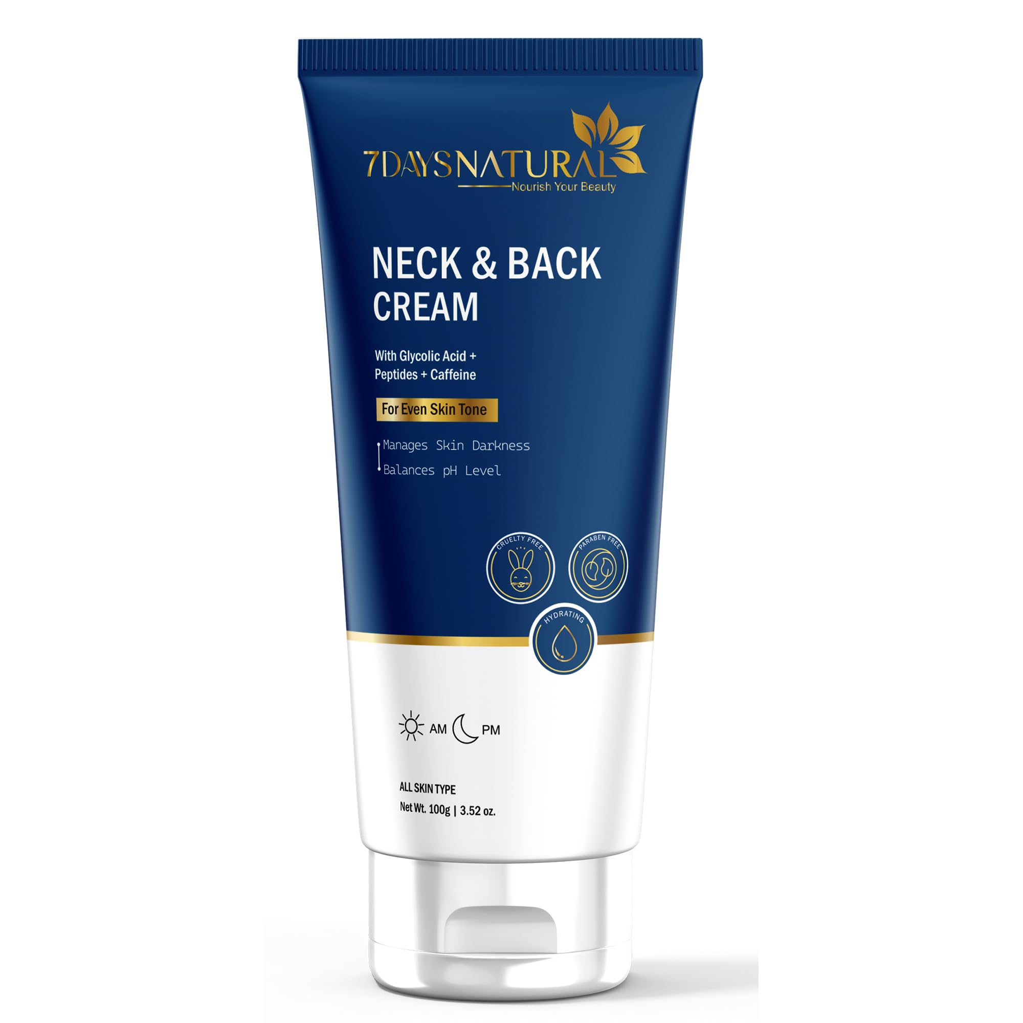 7 DAYS Neck Cream | Hydrating & Glowing For Ankles, Knuckles, Armpits, Thighs & Elbows | Exfoliant (100gm)-picture-23