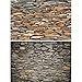 GREAT ART Set di 2 Poster XXL – Pareti in Pietra Naturale – Ardesia & Grigio Rivestimento Murale in Pietra Ottica Design Industriale Decorazione Murale Foto Poster (140 x 100cm)