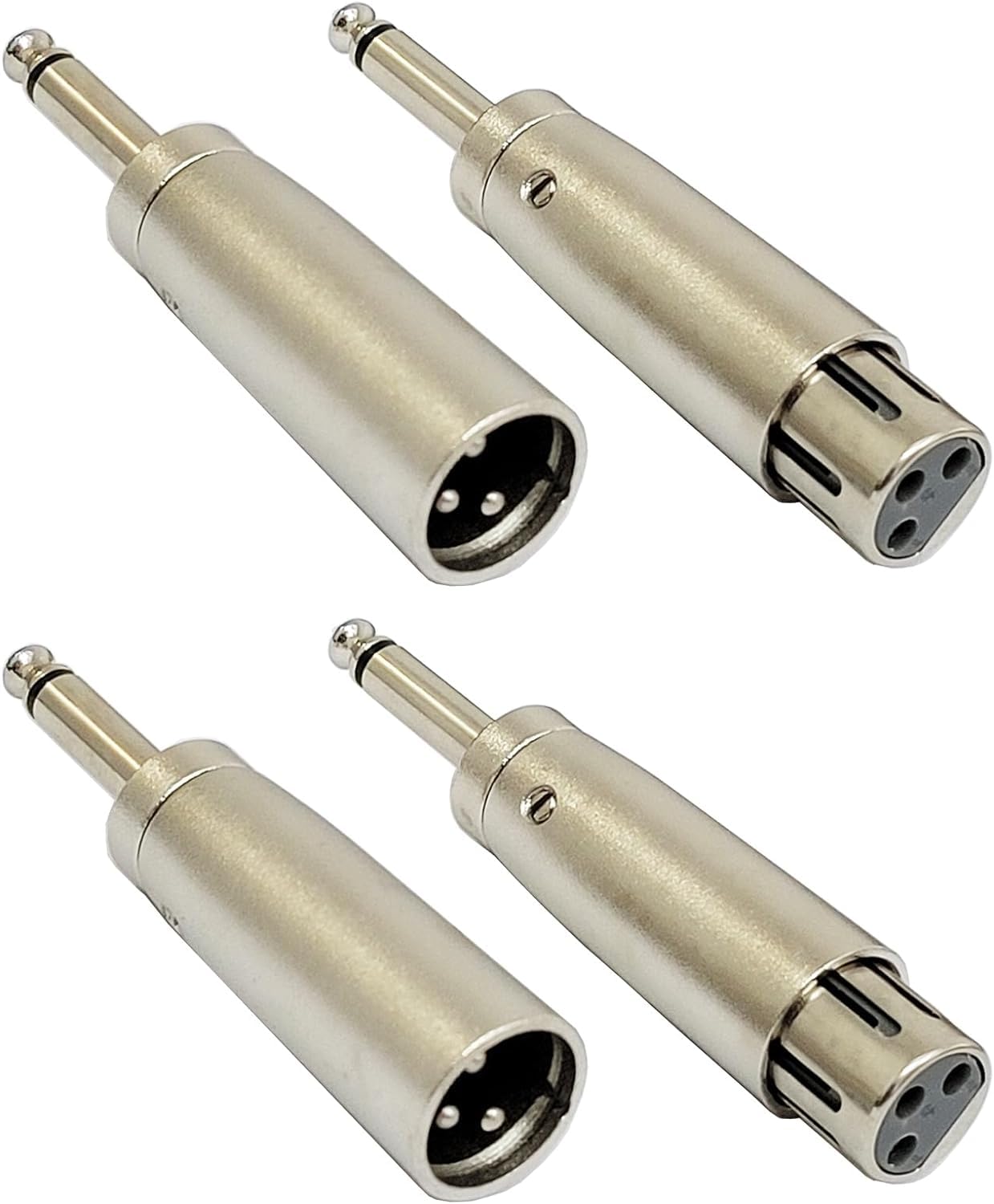 Adattatore Da Jack Mono TS Da 6,35 Mm a XLR Maschio, Adattatore Da 6,35Mm a XLR