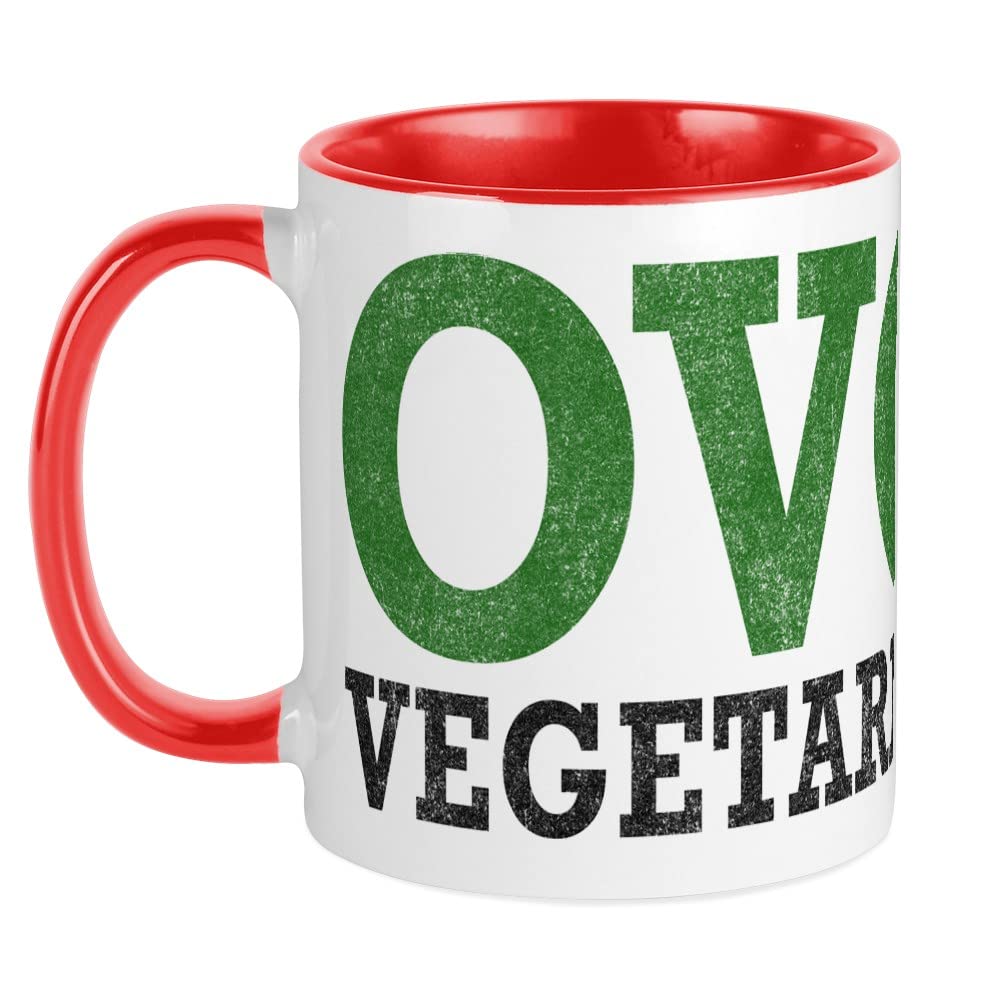 CafePressOVO Vegetarian Mug 11 oz (325 ml) Ceramic Coffee Mug
