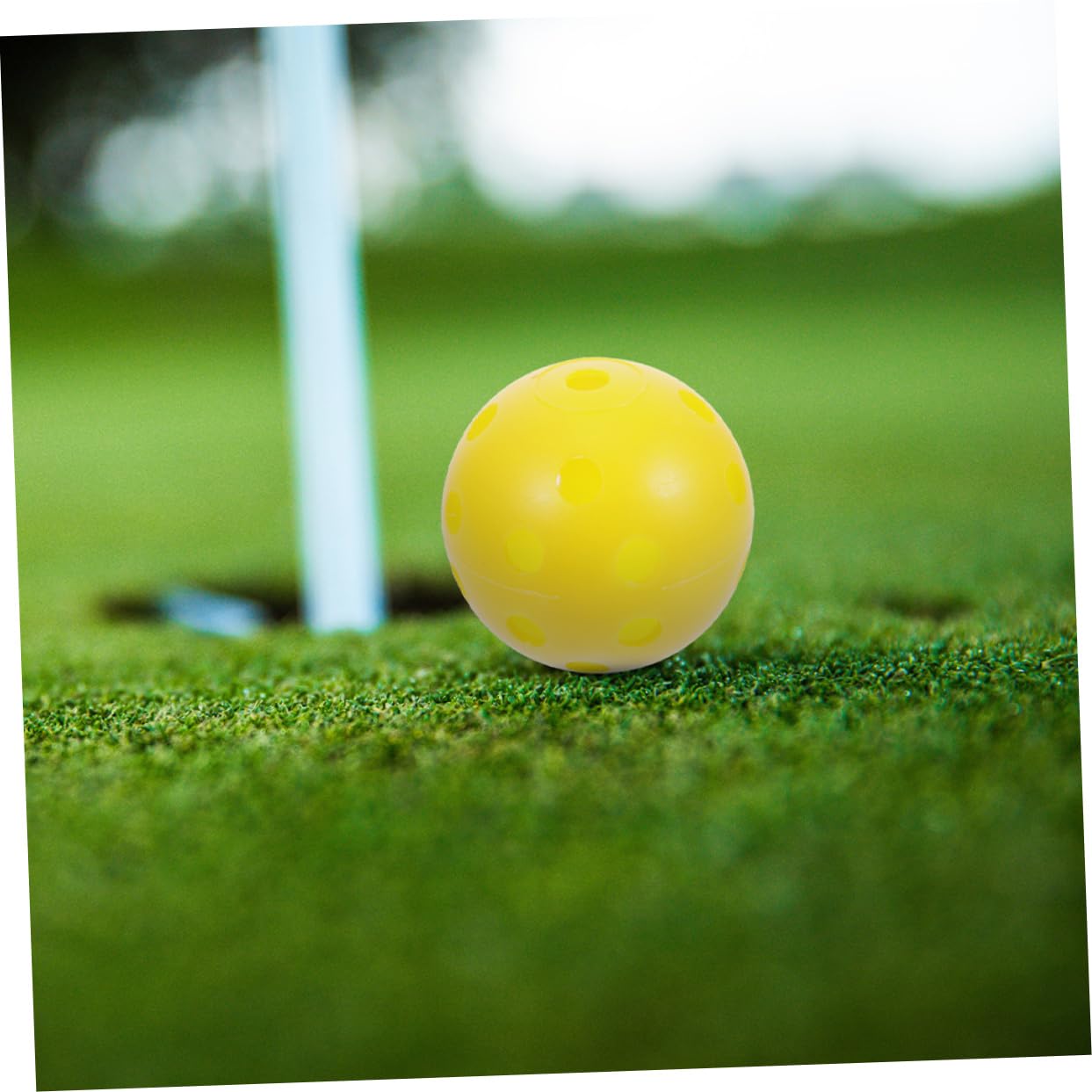 SUPVOX Golf Training Balls 6 Pack Hole Balls Portable Reusable for Hitting Practice Games