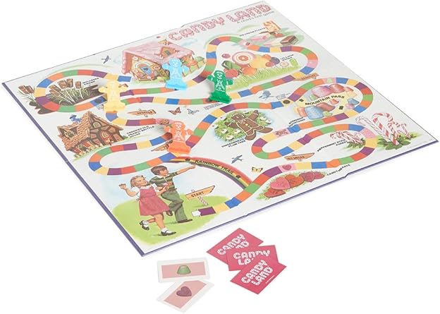 amazon com ws game company candy land vintage bookshelf edition multi toys games