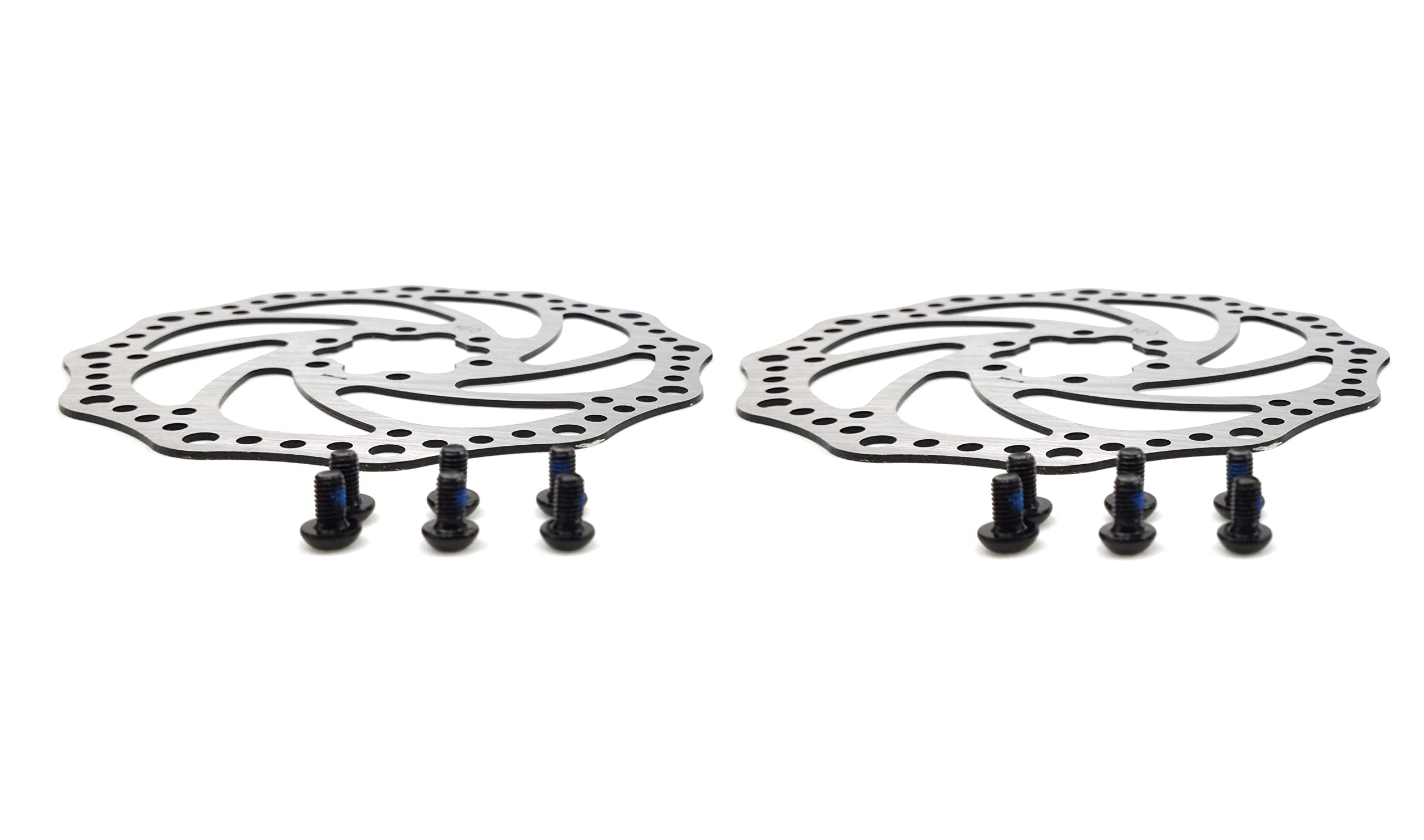 Disco Freno MTB 160 mm 2 Pezzi Rotori Dischi Freno Freno Disco Per Bicicletta con 12 Viti