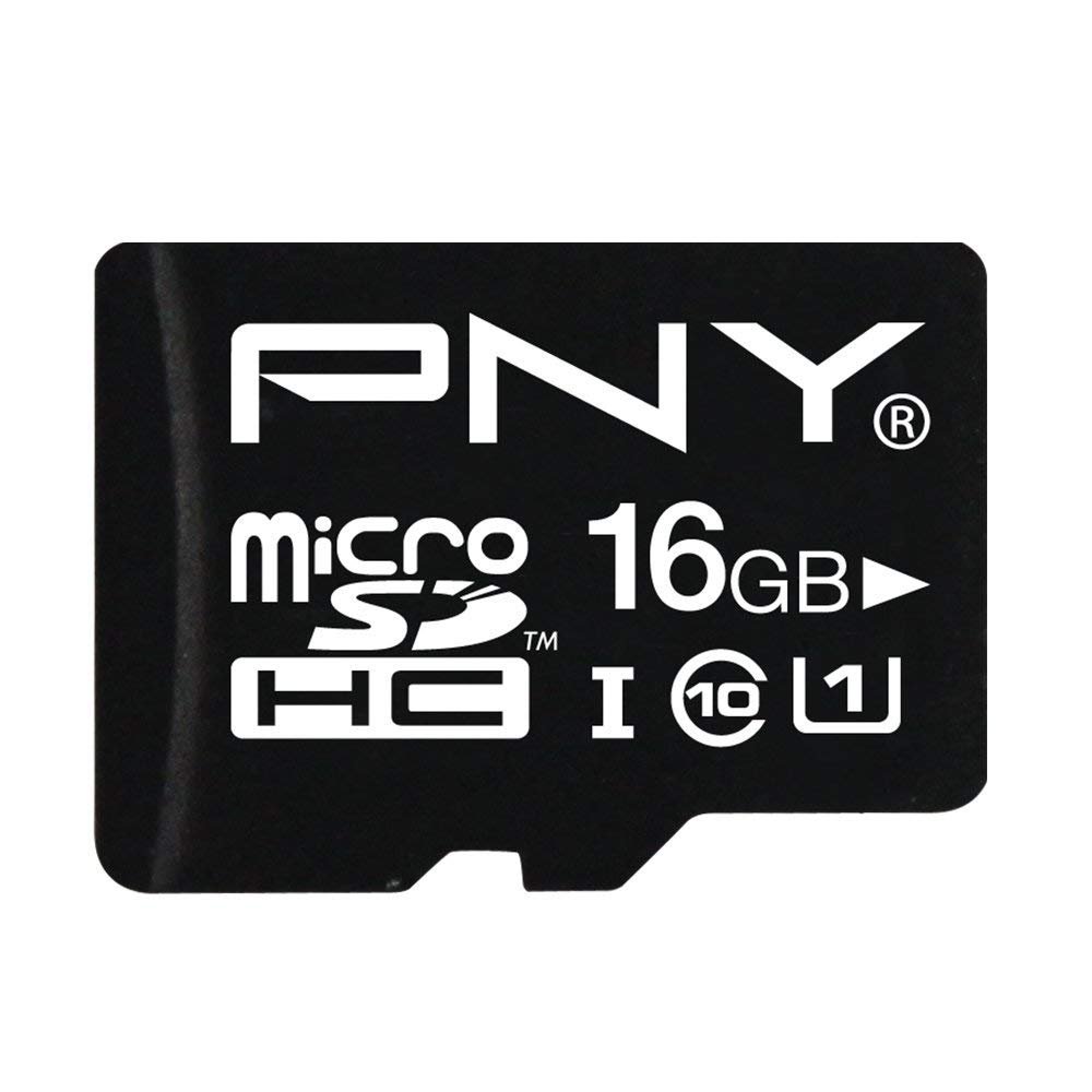 PNY 16 GB microSDHC Flash Memory Card P-SDU16G10-GE