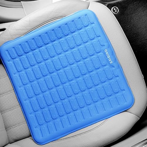Miniatura 2 de TTMiku Cojín de asiento de gel para sentarse durante mucho tiempo, almohadilla de asiento de enfriamiento para asientos de automóvil, silla de