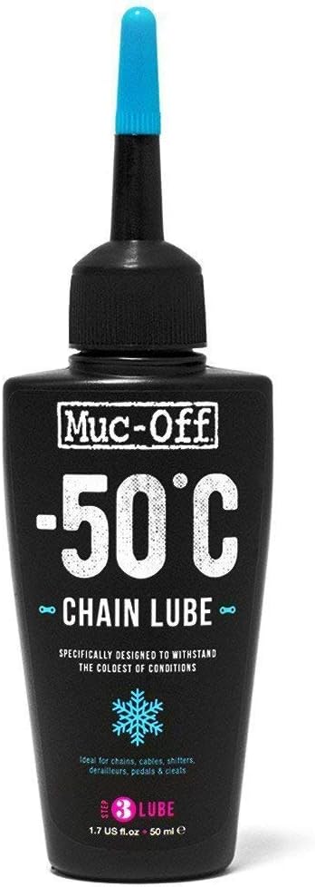 Muc-Off -50°c Chain Lube, 50 Milliliters - Premium Durable Bike Chain Lubricant for Ultimate Performance in Freezing Conditions