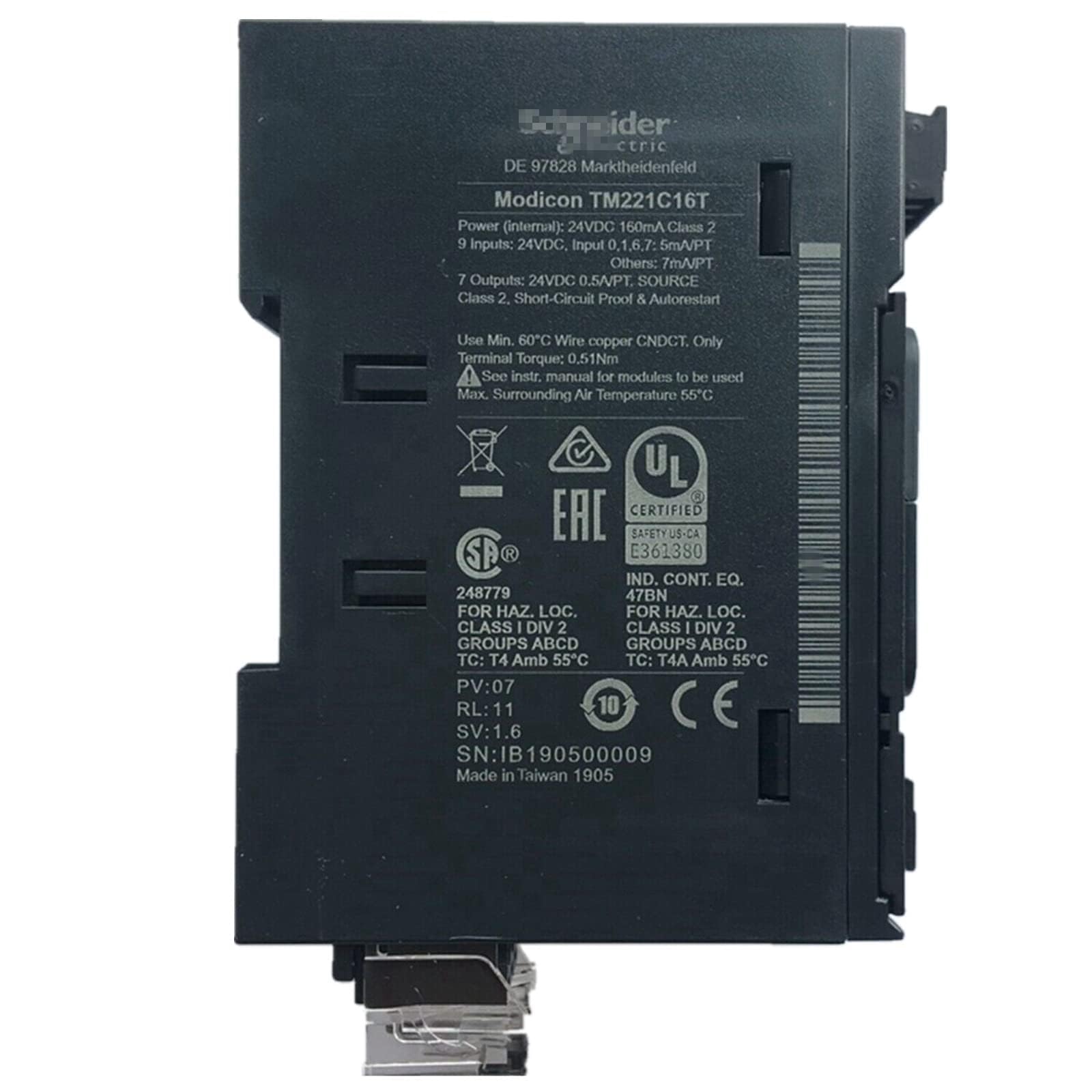 LYEUXHJPX TM221C16T PLC Module TM221C16T Output Sealed in Box 1 Year Warranty