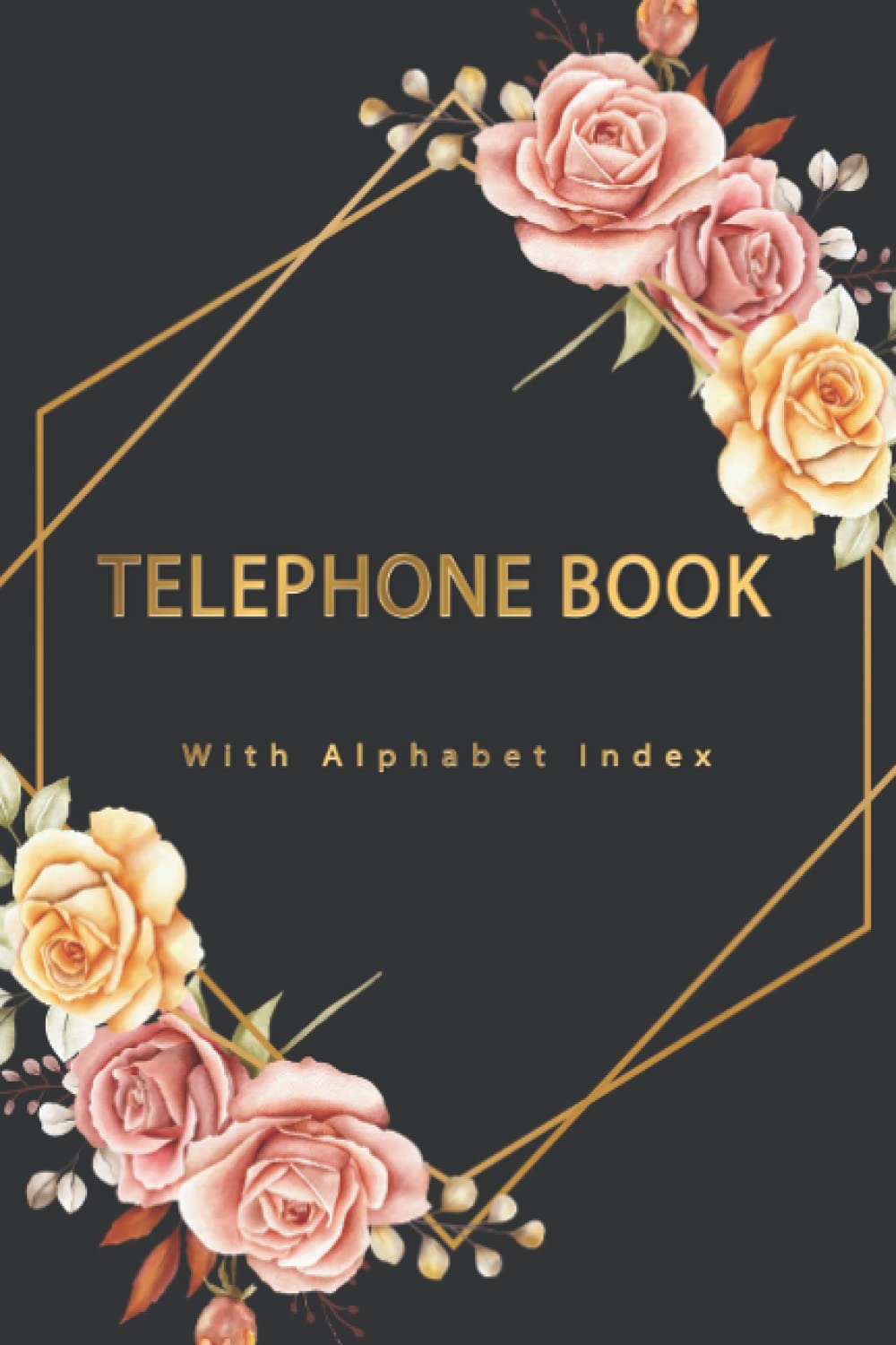 telephone books with alphabet index: telephone index book . telephone directory book . telephone number book . Alphabetical Organizer Journal Notebook for contact | size 6×9 in(d2Zkz9o)
