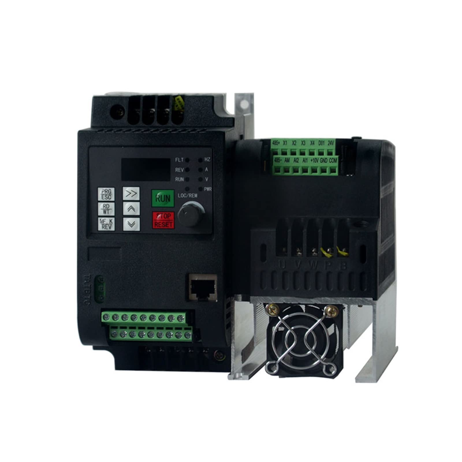 Convertisseurs électriques 1 Phase 220v entrée à 3 Phases 380V Sortie 11KW inverseur de fréquence, convertisseur de fréquence d'entraînement à Vitesse réglable (Color : 2.2KW 220Vto380V)