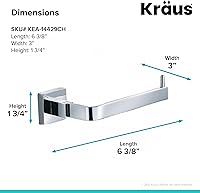 Vista 2 de KRAUS Accesorios de baño - Soporte para pañuelos sin funda en cromo
