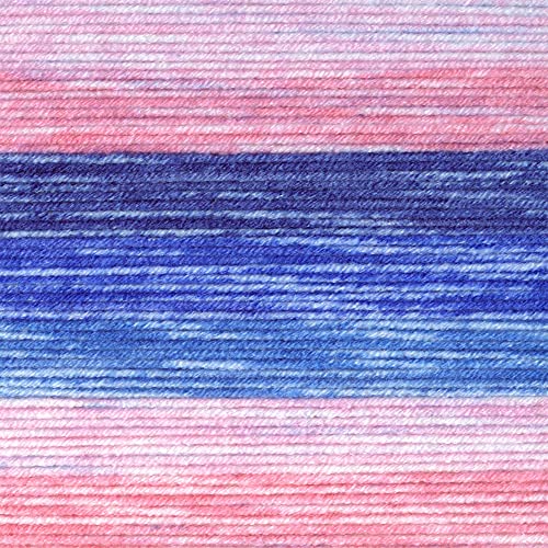 Image of Lion Brand Yarn, Mandala Ombre Variegated Yarn for Crocheting, Knitting, and Crafts, Pure, 1 Pack, Soft, Acrylic Fiber for Cozy Blankets, Worsted Weight Sweaters and Colorful Shawls