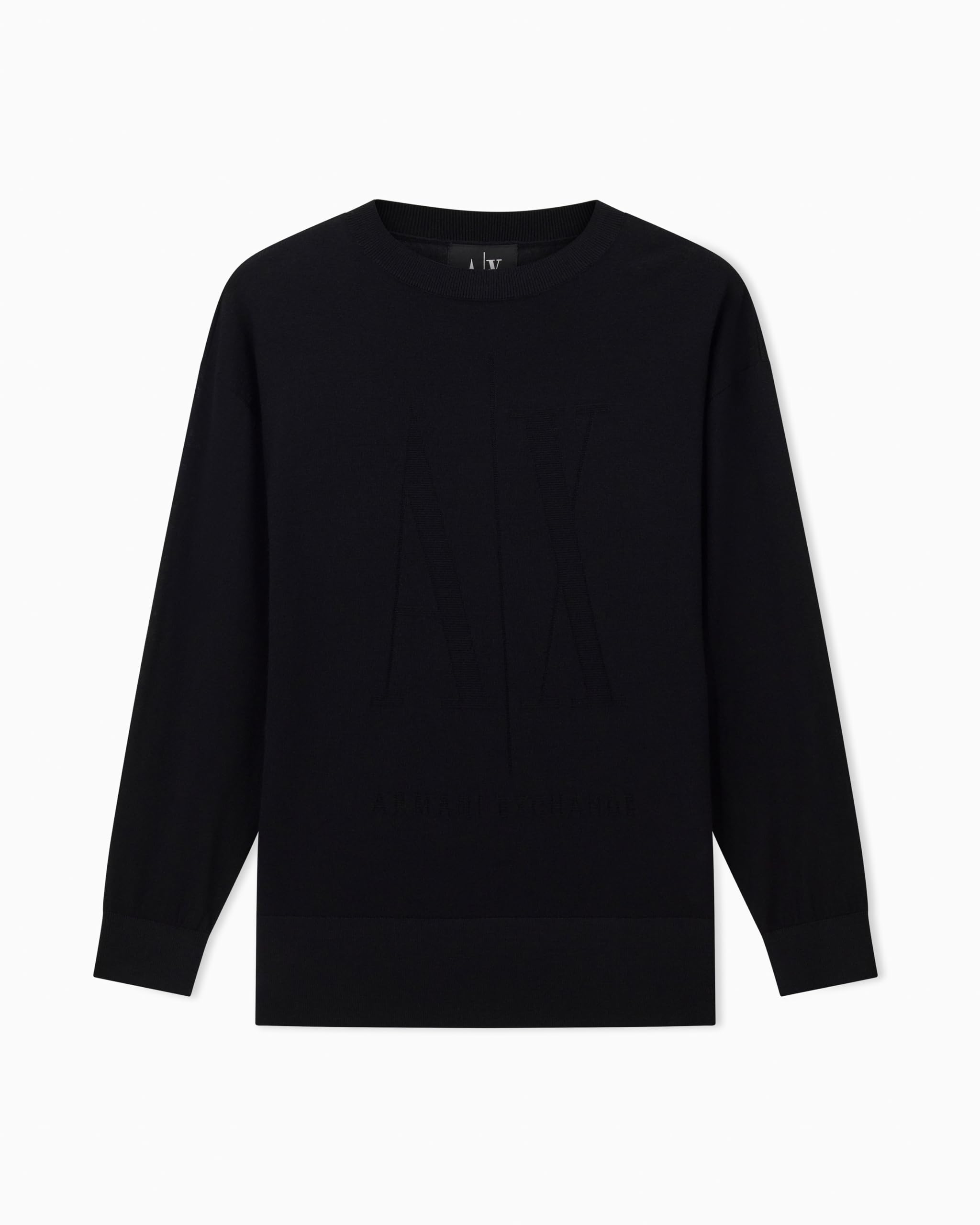 Armani Exchange Long Sleeve On Tone Embroidered Logo Suéter para Mujer