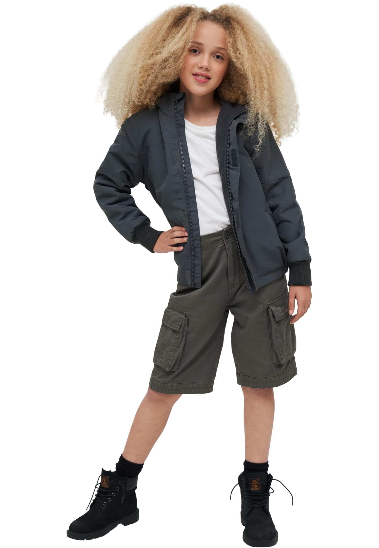 Brandit Short Enfant Urban Legends Unisexe Short Noir 100% Coton