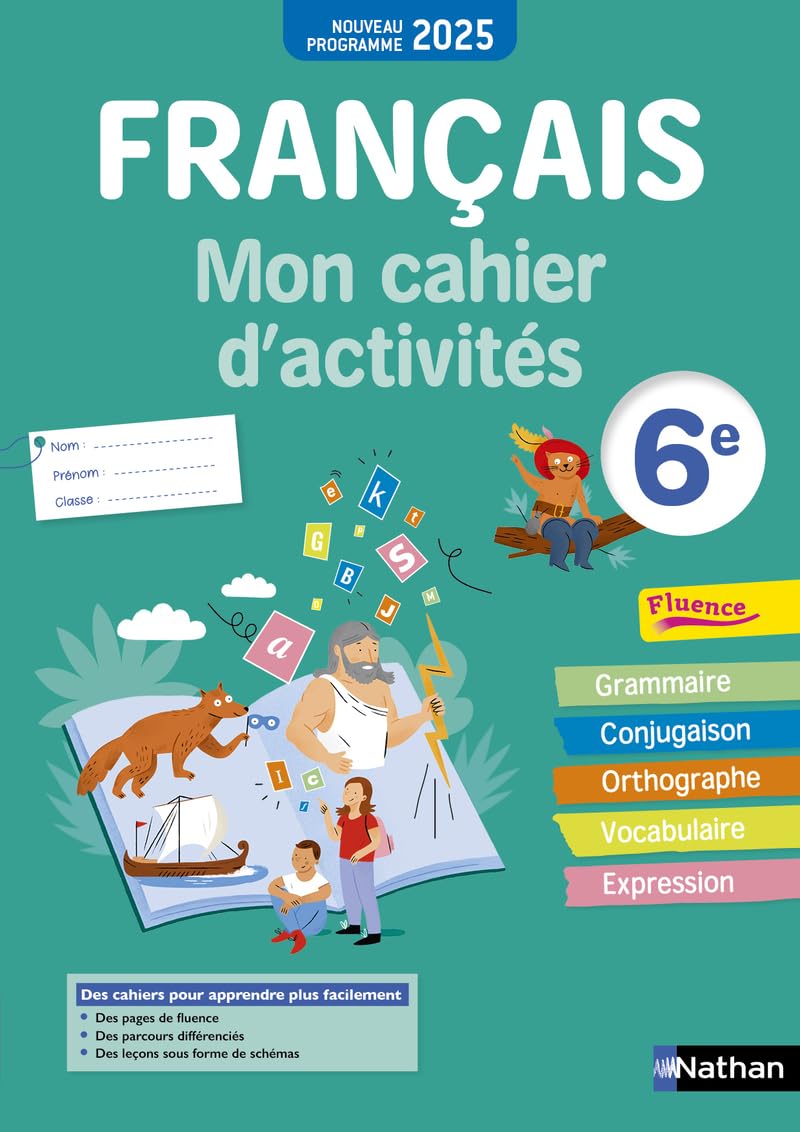 Français- Mon cahier d'activités 6e - 2025
