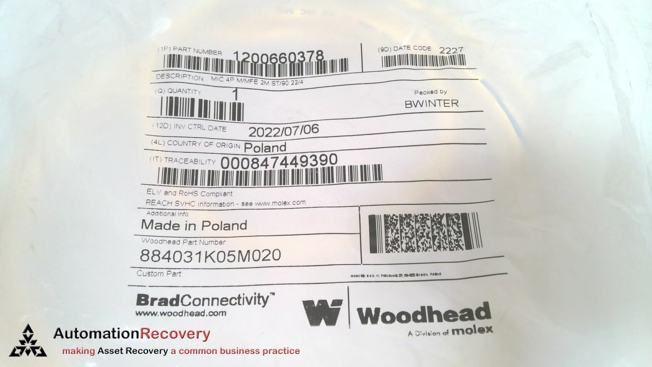 884031K05m020, Micro-Change Assemblies, 1200660378 884031K05m020