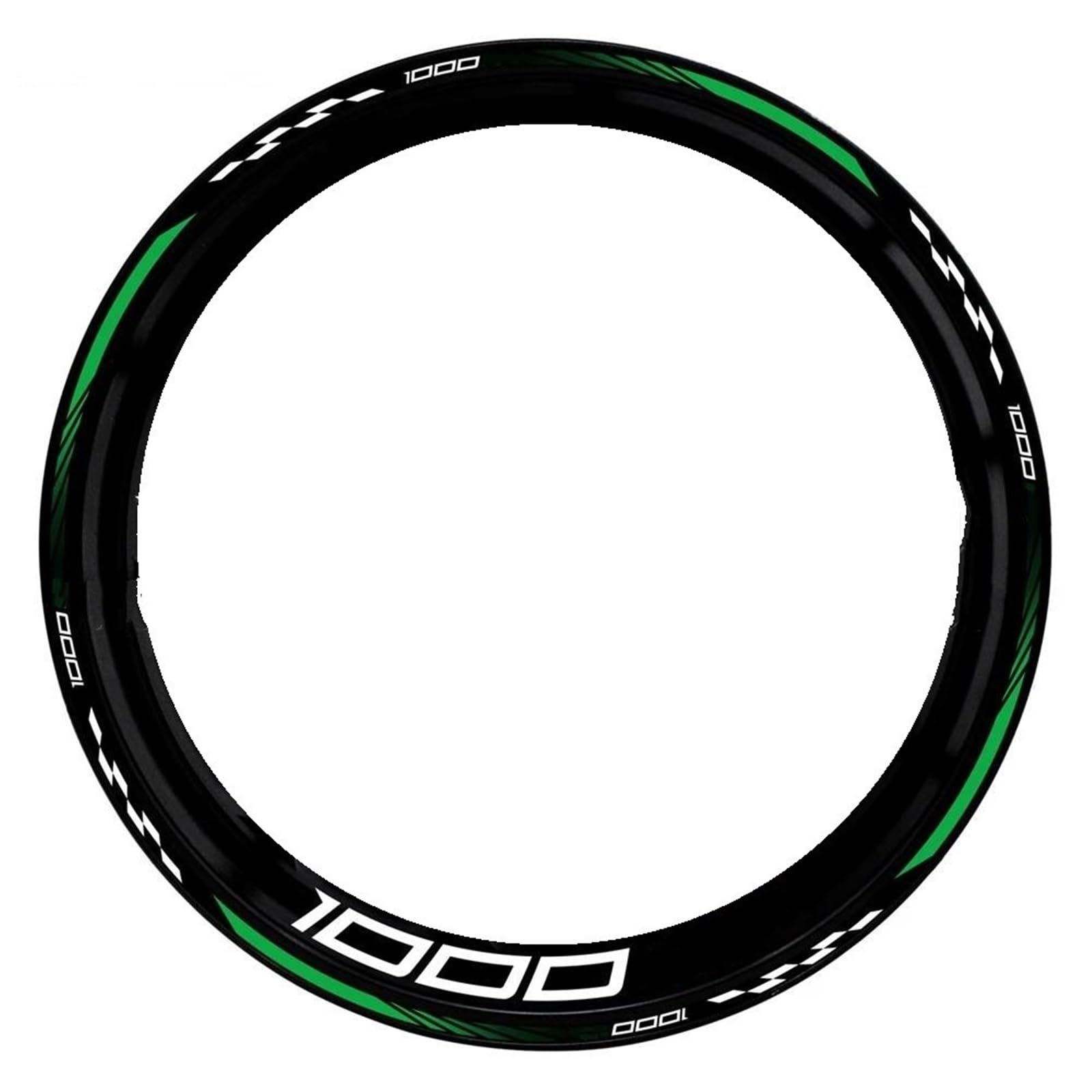 Wheel Stickers Motorcycle Wheel Decal for for Z1000SX for Ninja for Z1000 for Z 1000 SX 1000SX Reflective Rim Decals Hub Stickers Rim Reflective Decal