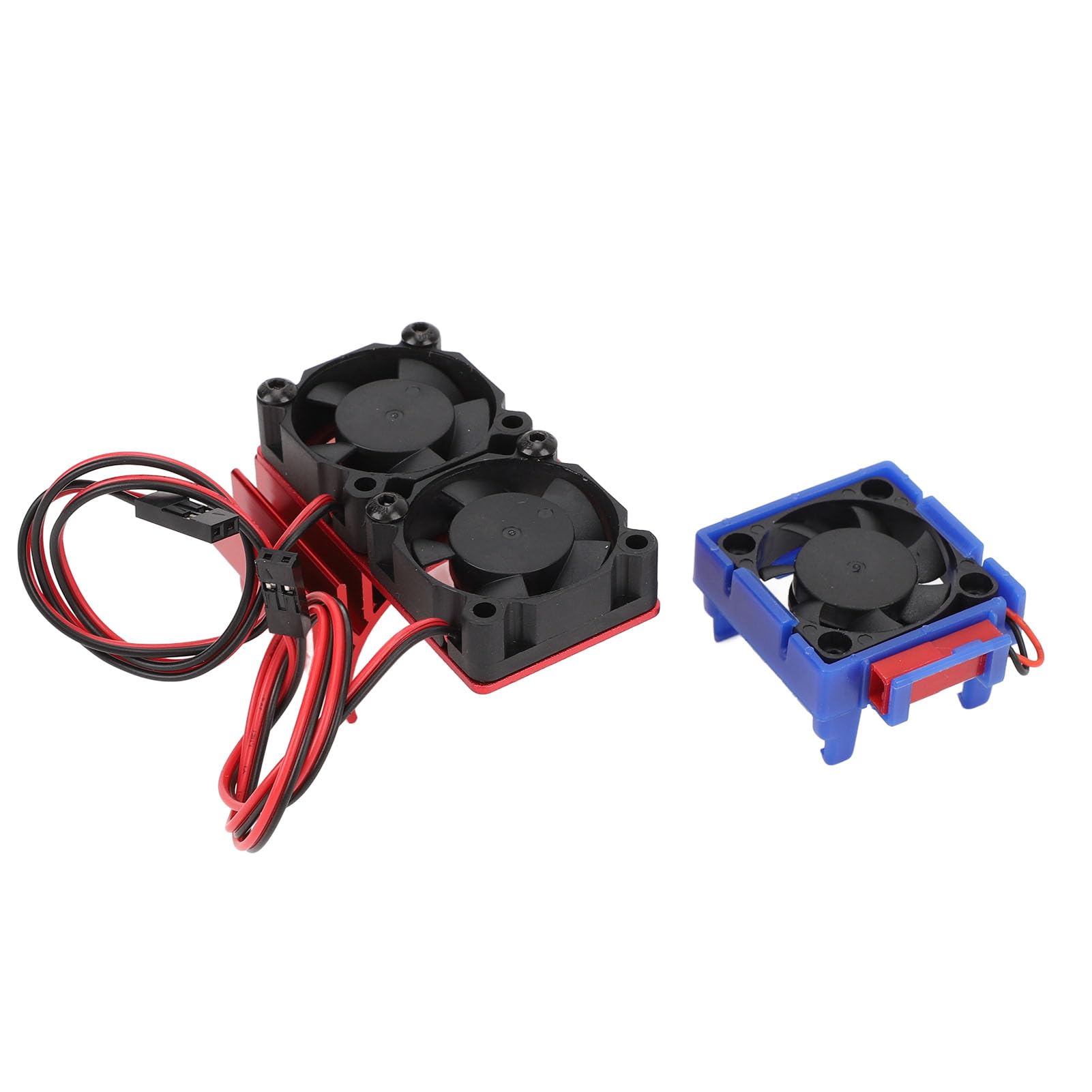 ESC Cooling Fan, Fast Heat Dissipation Dual Fan Motor Heatsink JST Connector for Repairing