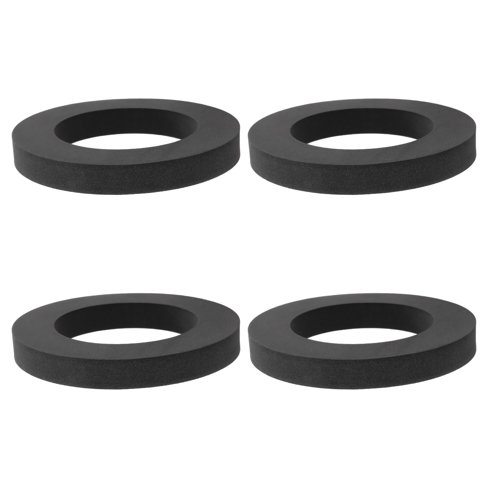 VGOL Lot De 4 Rondelles Plates En Mousse 92 X 55 X 12 Mm Remplacement Du Joint PP0034 Compatible Avec Viva 1 1/2 Pouce Pour Réservoir De Toilette Et Cuvette à Couplage étroit