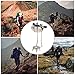 Heavy Duty Metal 5 Prong Ice Grip Cane Attachment Replacement Grip for Walking Sticks Trekking Pole Fits On All Canes