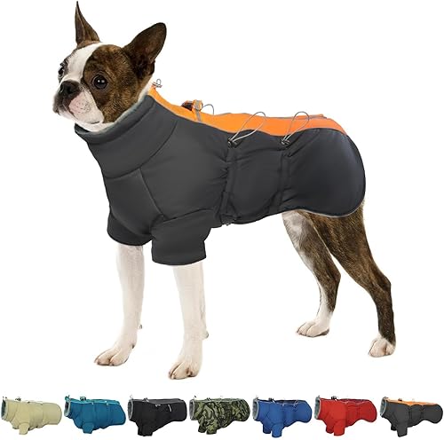 Chaqueta para perro, abrigos para perros pequeños para invierno, impermeable, forro polar, ropa cálida reflectante para cachorros, abrigo de perro disponible en Yaxa Venezuela
