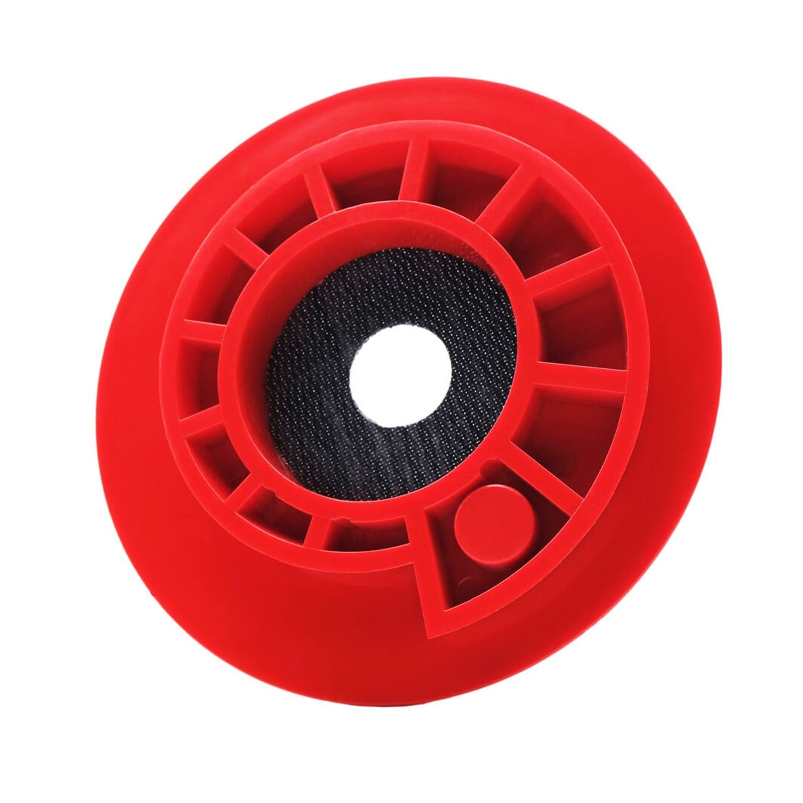 5 pulgadas, 1 pieza, 125mm, gancho y bucle, almohadilla de respaldo de bloqueo de caracol, disco de respaldo de plástico blanco, almohadillas de pulido de diamante, almohadilla de respaldo fan