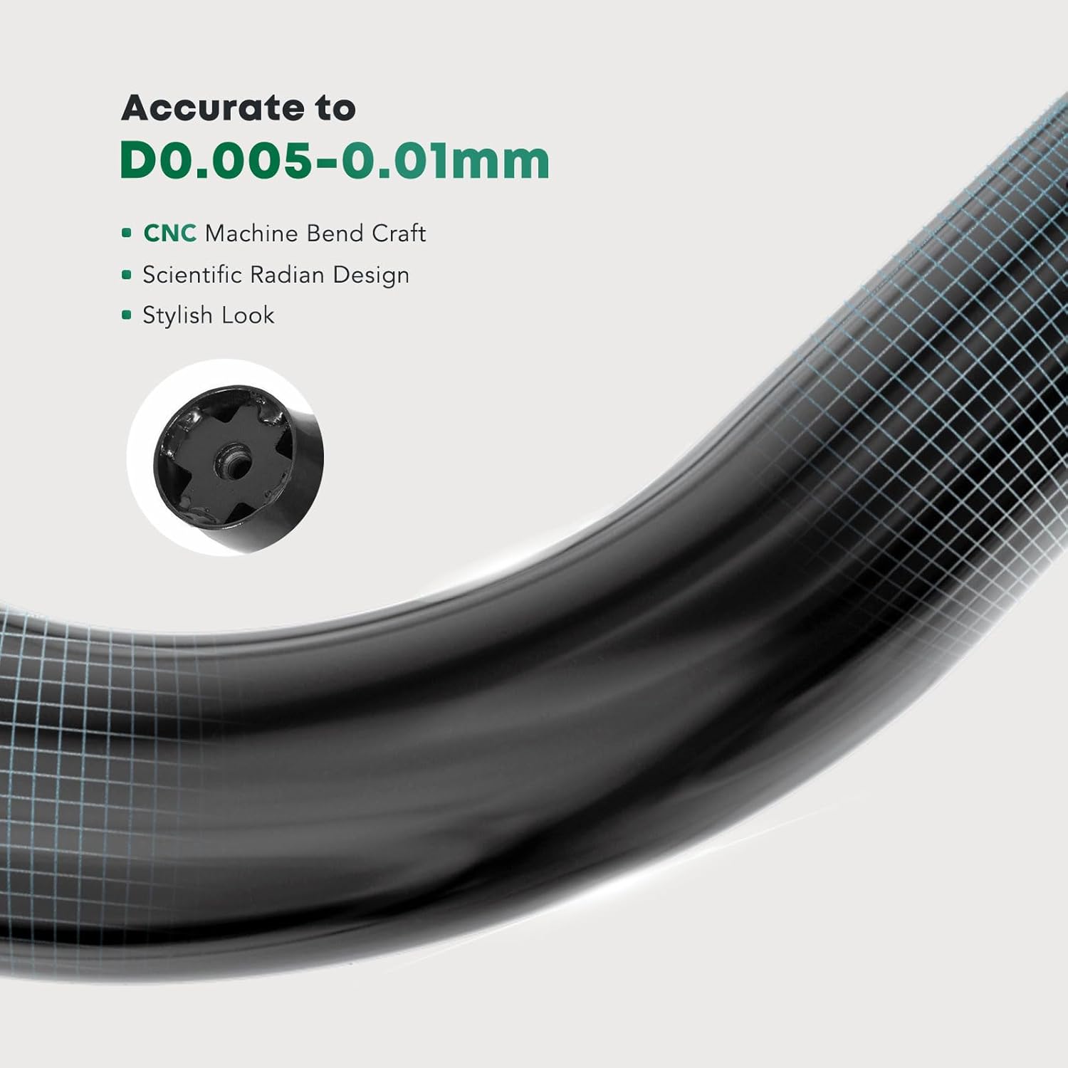 YHTAUTO 3" Bull Bar Push Bar with Skid Plate Light Mount Fit Honda Ridgeline 2017-2026 V6 3.5L, Alloy Steel Brush Guard for Truck Front Bumper Off Road Accessories