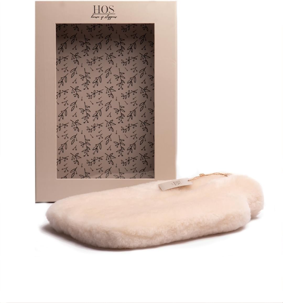 HOS Sheepskin IRIS 100 Real Sheepskin Cover With Hot Water Bottle and