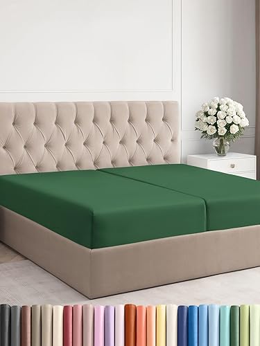 Miniatura 308 de King Fitted Bed Sheet - Bottom Single Fitted Sheet Only - Ultra-Soft Hotel Luxury Bedding w/ 8-16 Inch Deep Pockets - Breathable, Cooling & Wrinkle