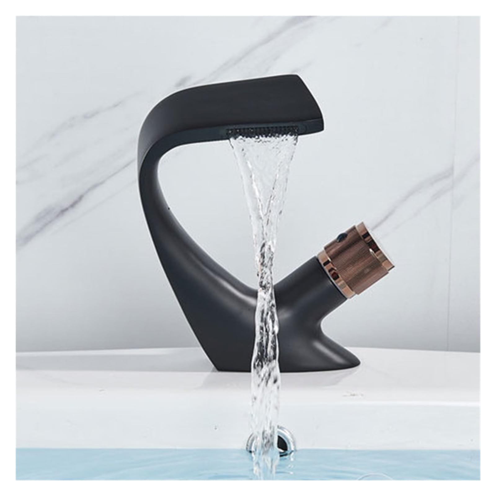 Robinet de lavabo mitigeur chaud froid à cartouche céramique durable