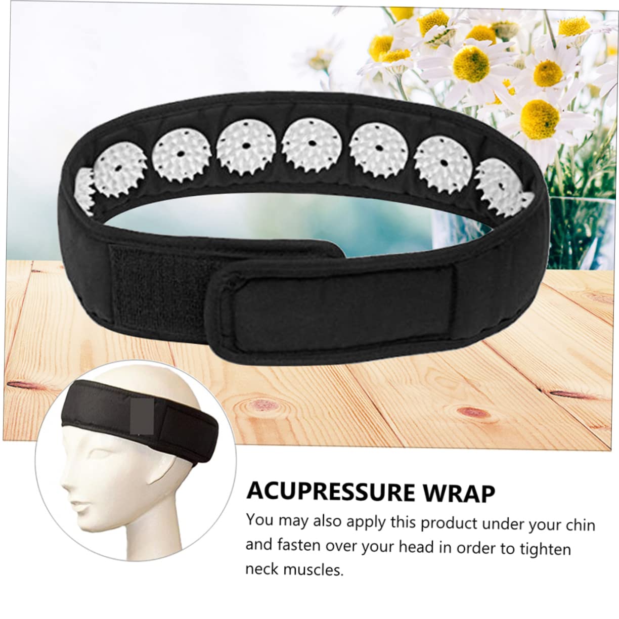 FRCOLOR 3ensembles Set Bandeau De Massage Acupression Pour Tête Stimulez Énergie Et Soulagez Les Maux De Tête Points Acupression