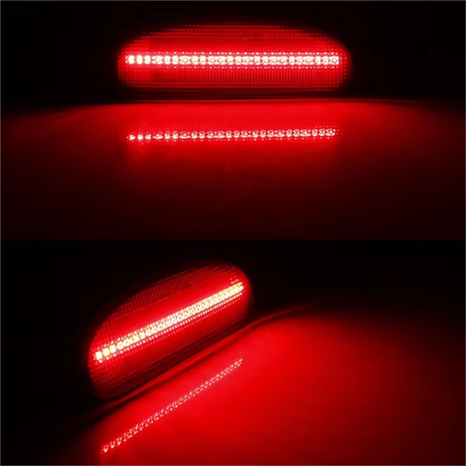 Generico Frecce Auto Per NISSAN Per CUBE 2009-2014 Luci Di Posizione Posteriori Rosse Guida Laterali T10 Indicatori di direzione(Red Lens)