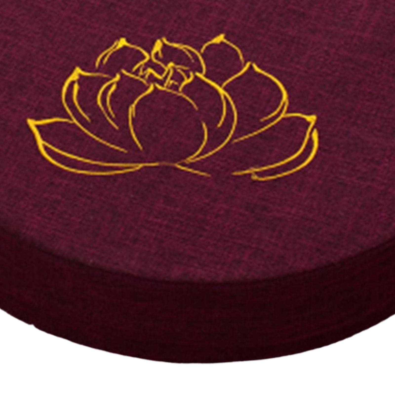 Round Meditation Cushion 40cm Dia with Removable Cover Seating for Indoor Violet 6cm | Home & Garden | Yard, Garden & Outdoor Living | Patio & Garden Furniture | Cushions & Pads-image-44