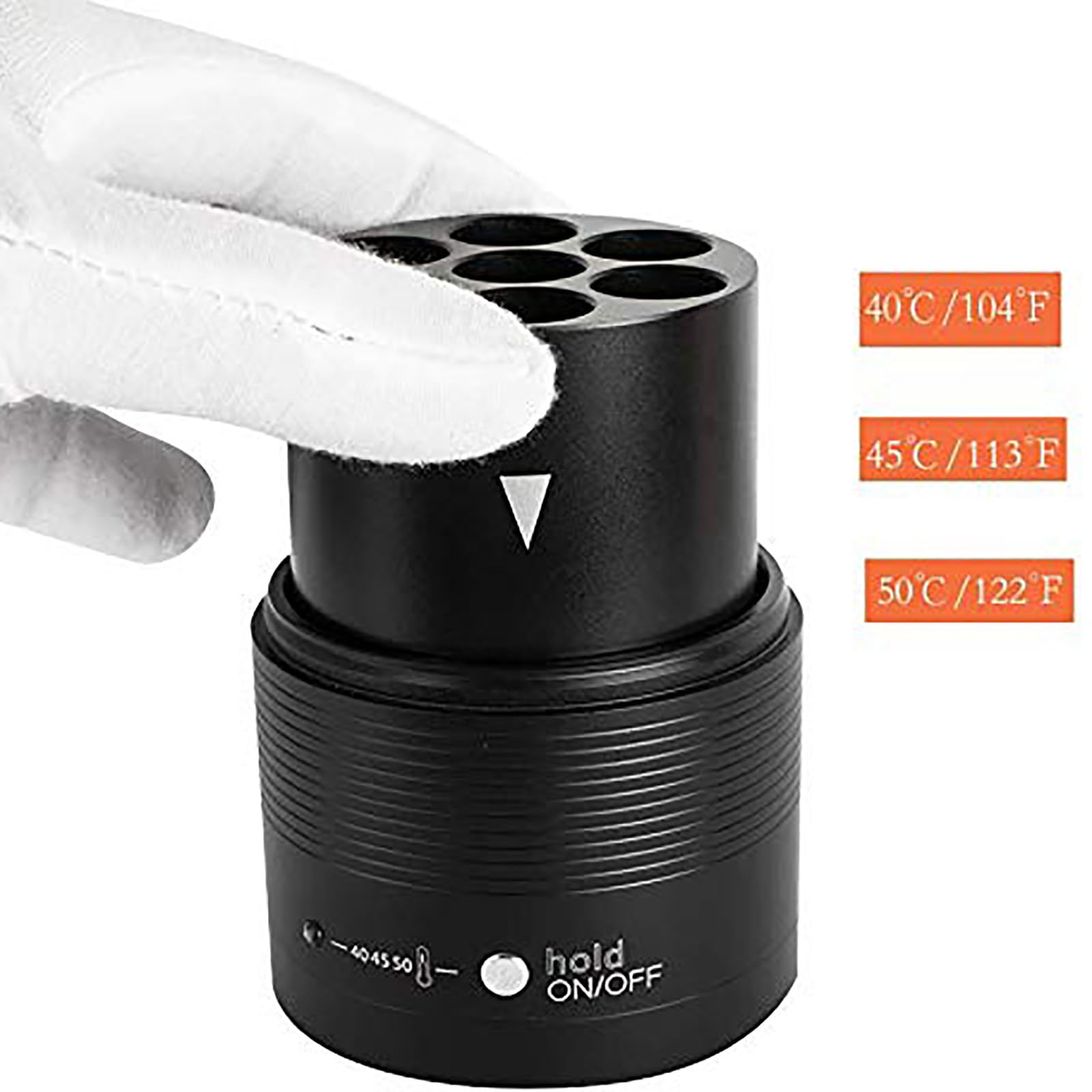 Chauffage composite avec couvercle de filtre - 3 réglages de température, 2 modes pour laboratoires dentaires