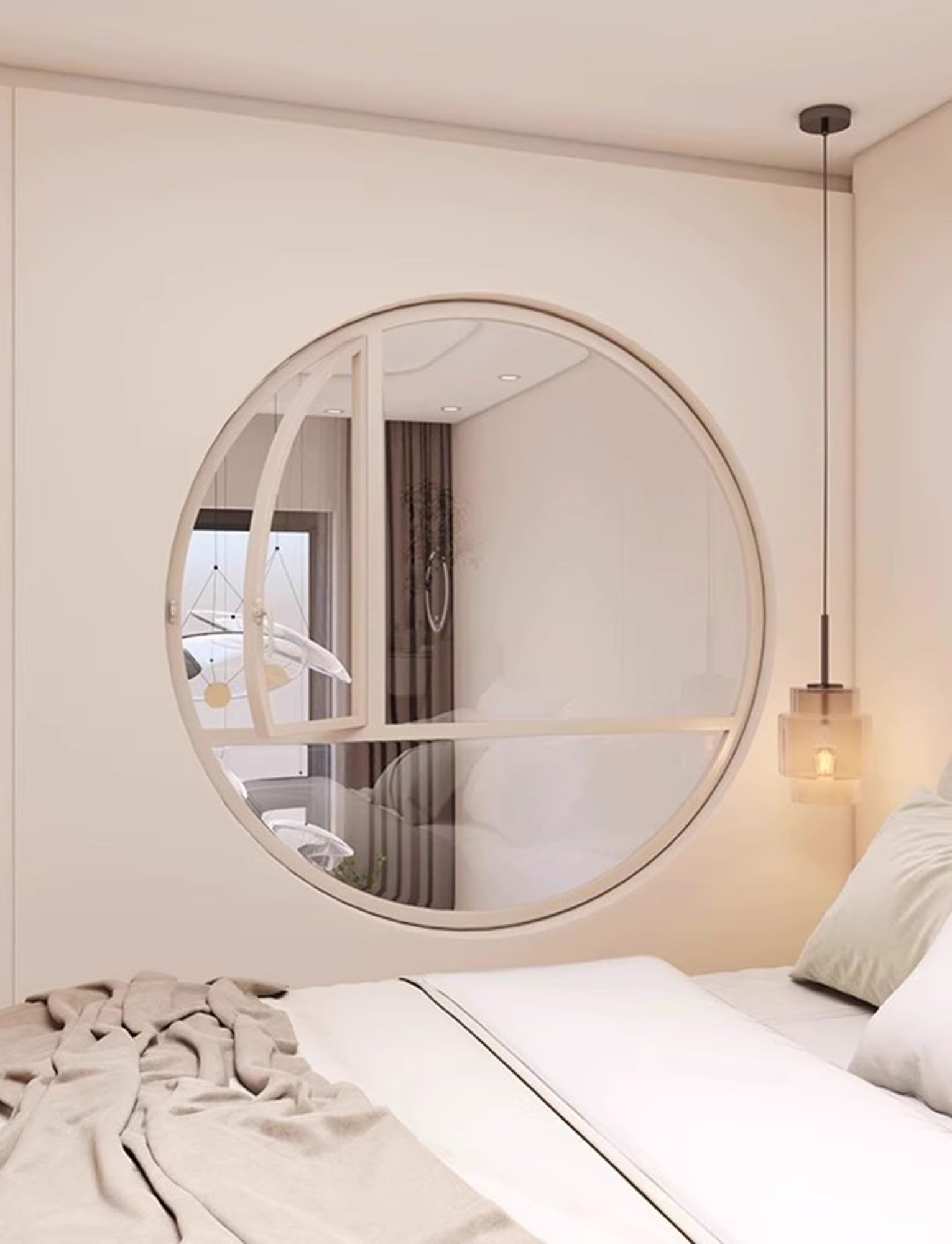 Ventana abatible de cristal giratoria con asa para una mejor ventilación en baños y tiendas