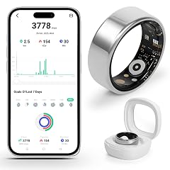Weylmd Smart Ring for Women and Men Fitness Health Smart Ring with Heart Rate and Sleep Tracking Waterproof