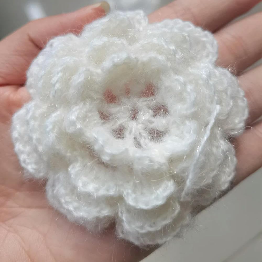 Filato Misto Mohair da 500 g - Filato di Lana Morbido e Scintillante per Lavorare a Maglia Maglioni, Scialli e Tessere Sciarpe