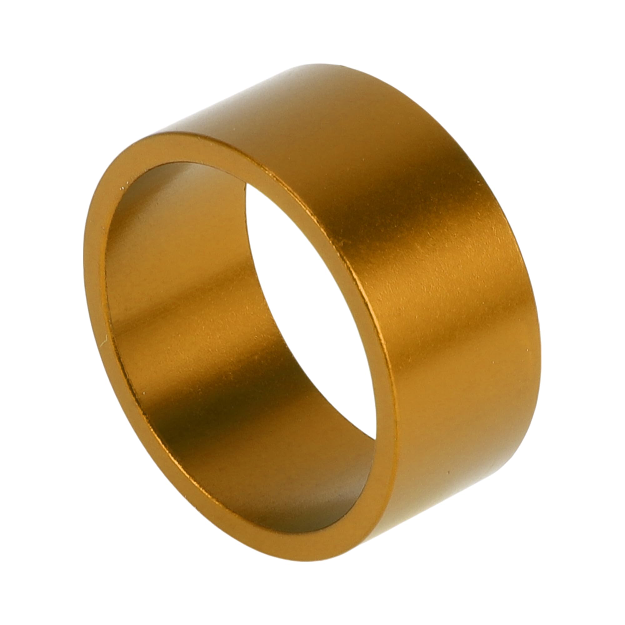 VekAuto Bike Headset Spacer, 15mm MTB Bicycle Headset Stem Fork Washer Universal for 1 1/8 Inch Front Stem Fork Threadless Aluminum Alloy Gold Tone