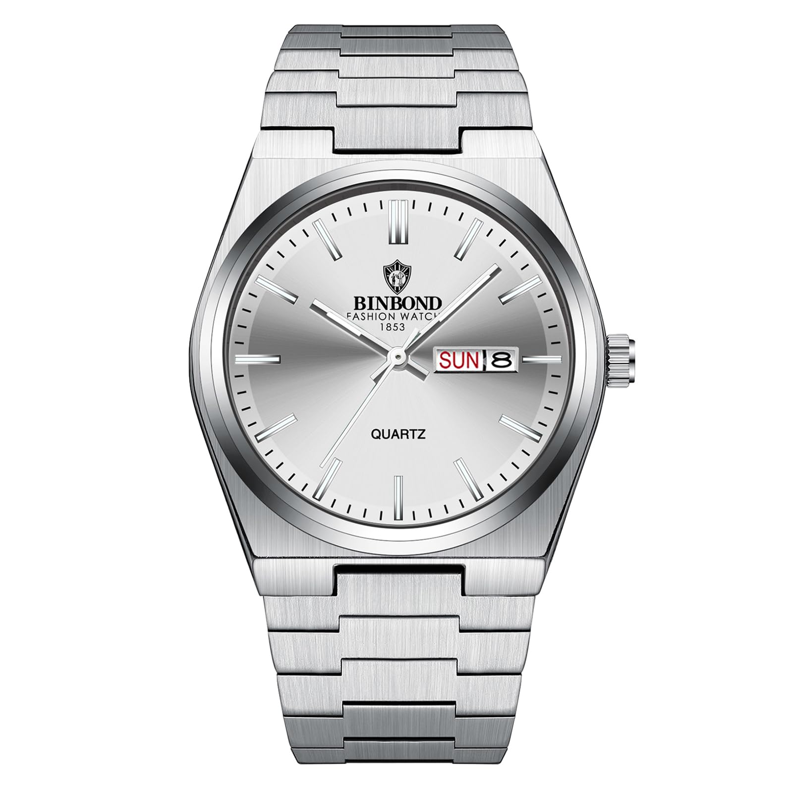 JewelryWe Damenuhr Elastische Quadratische Uhr: Glitzer Zirk