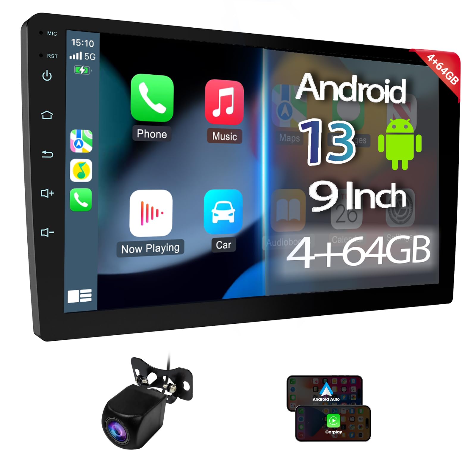 BOUWIMA 2DIN カーステレオ CarPlay/Android Auto BOUWIMA 2DIN