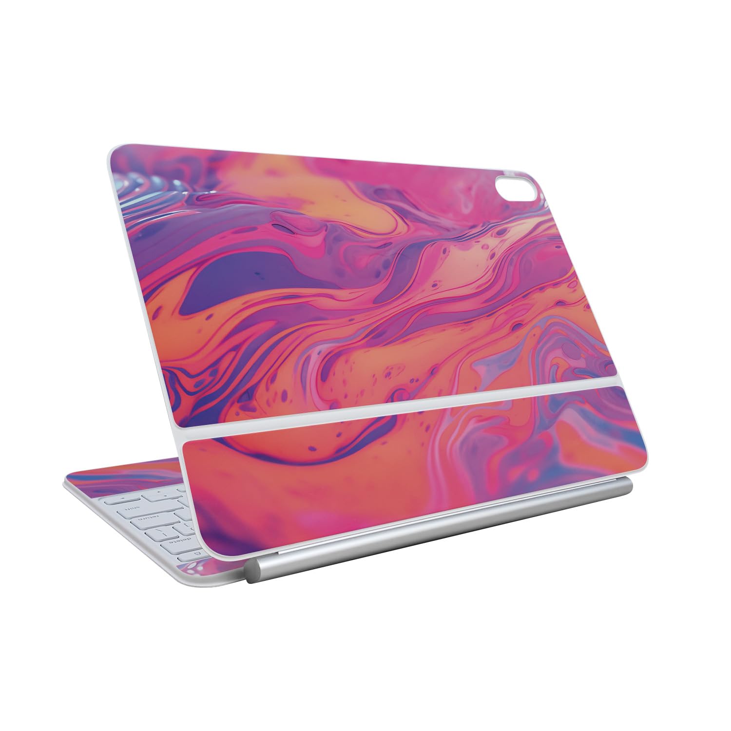 Skin Compatible with Apple Magic Keyboard for iPad Air 11-inch (M3) 2025 - Sunset Flow - Premium 3M Vinyl Protective Wrap Decal Cover - Easy to Apply | Crafted in The USA by MightySkins