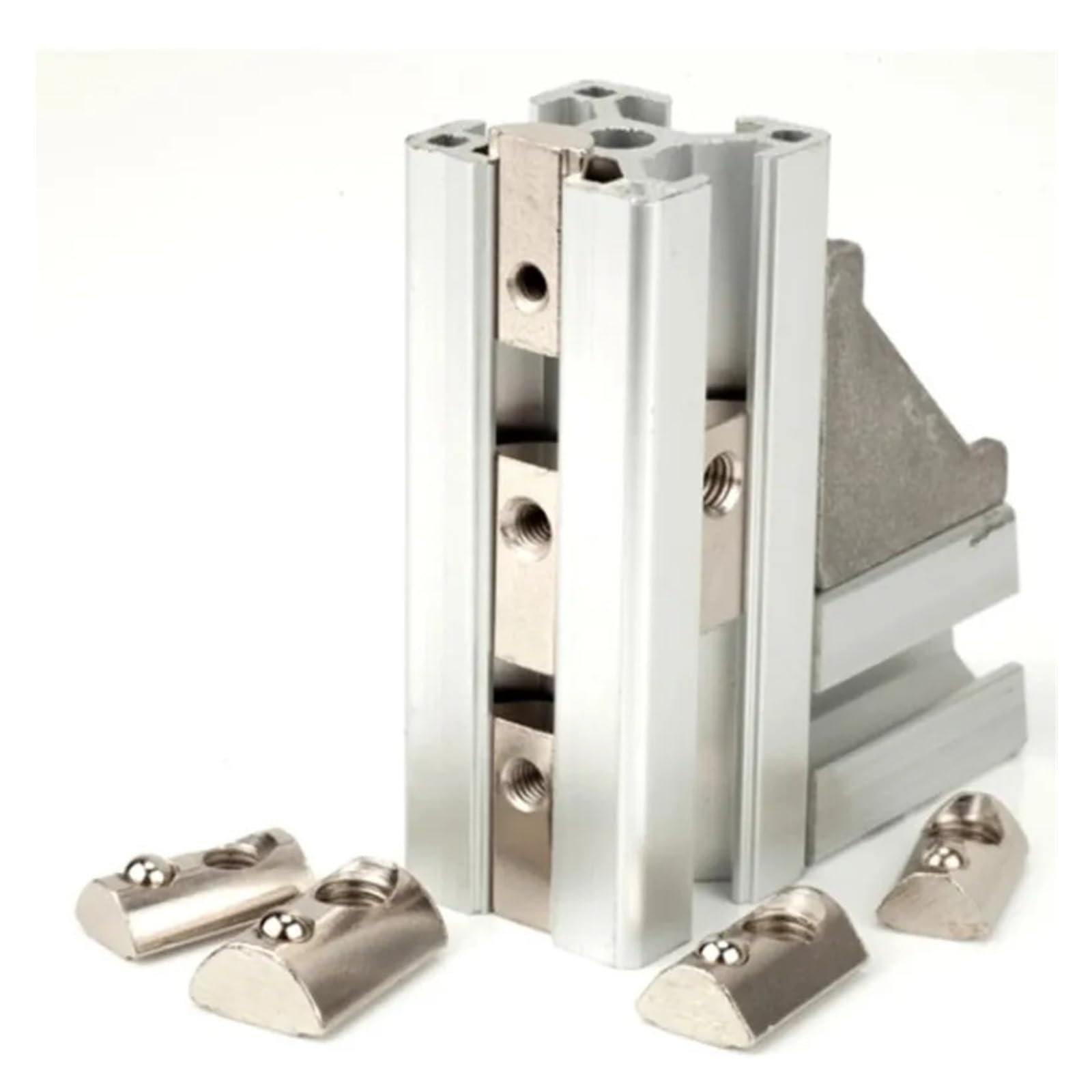T-Nut-Muttern Roll-In Feder T-Mutter M3-M8 for 2020-4545 Aluminium Profile Pack(20-M3-100PCS)