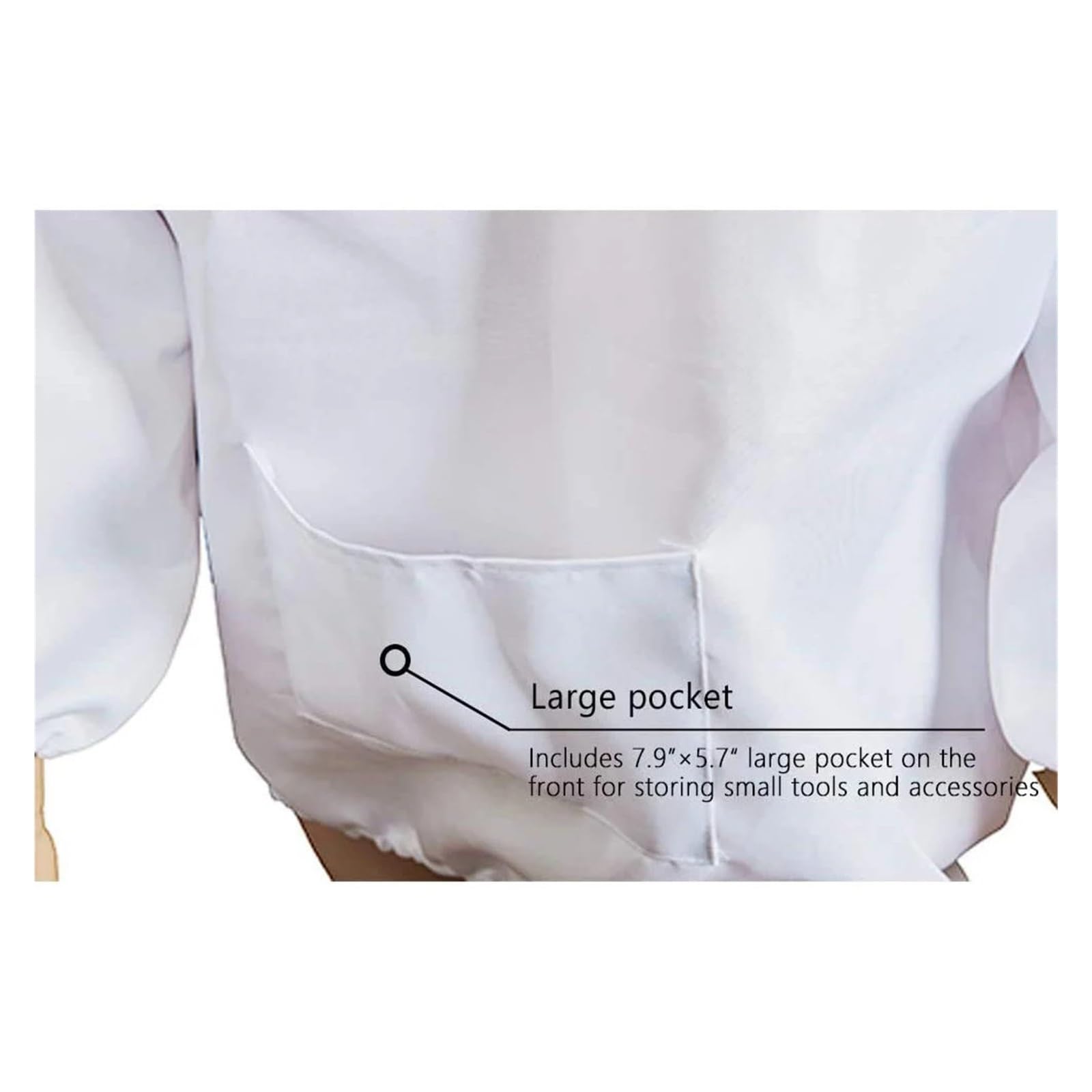 Traje Apicultor Hombre Chaqueta protectora de apicultura velo bata equipo sombrero manga apicultor traje apicultura abeja vestido