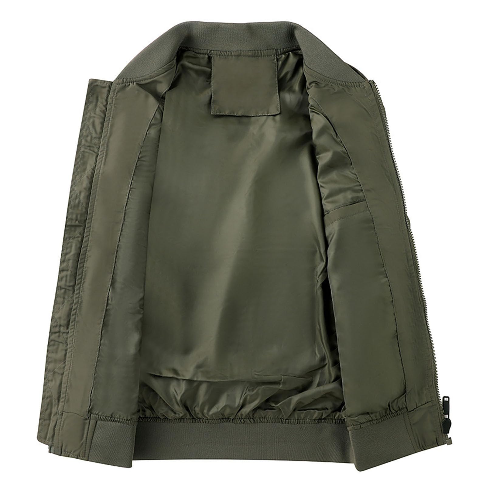 Chaqueta softshell para hombre, resistente al viento, chaqueta funcional militar, con cremallera, chaqueta cortavientos, ligera, chaqueta de senderismo, chaqueta deportiva para exteriores