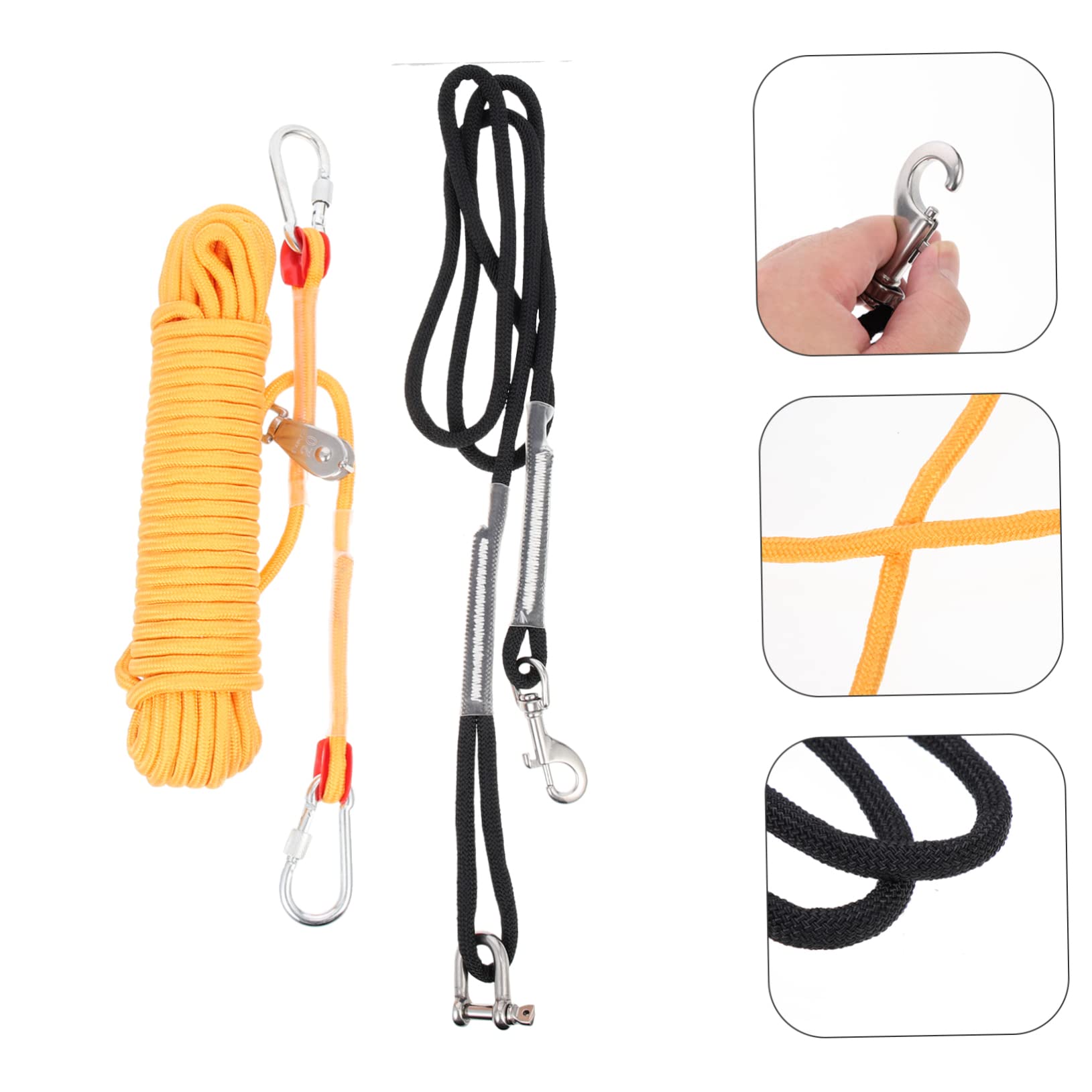 YARNOW Cable para Perros De Camping Equipo para Acampar Perros Cable De Sujeción para Mascotas Al Aire Accesorio para Correas De