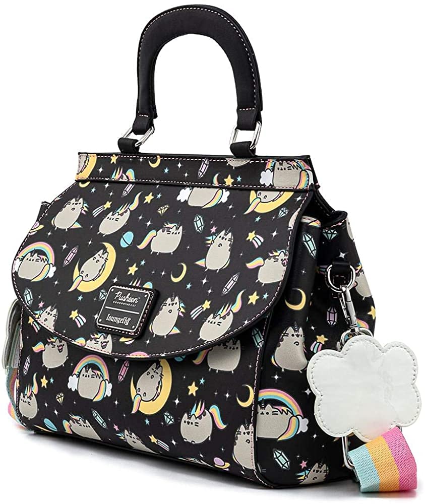 Loungefly BackPack x Pusheen Rainbow Unicorn Crossbody Bag, Multicolor, Mini, PUTB0002 Buy
